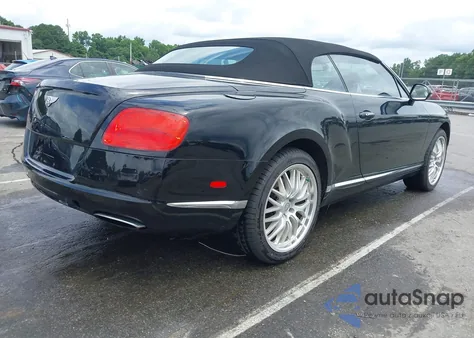 2012 Bentley Continental Gtc из США, поврежденный, VIN SCBGR3ZA7CC076290